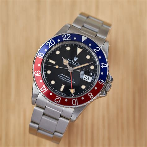 rolex gmt master 16750 pepsi bezel|More.